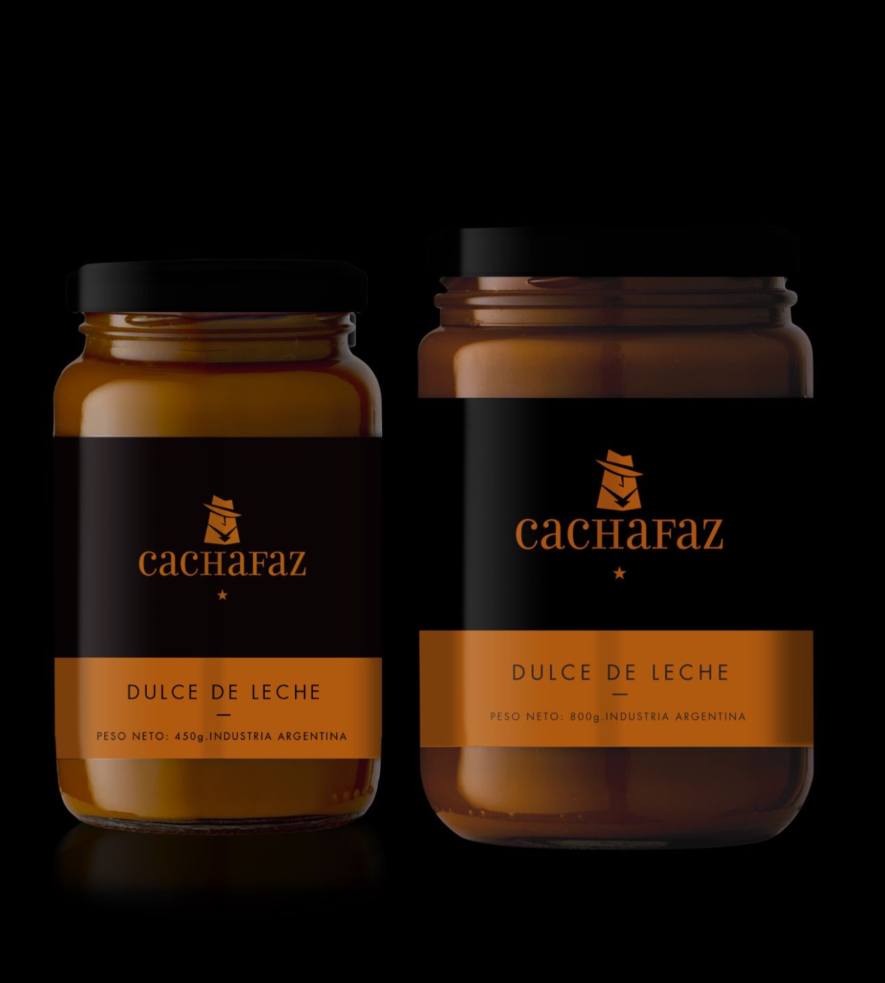 Cachafaz dulce de leche